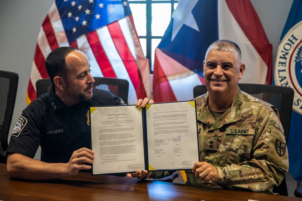 The Puerto Rico National Guard and the U.S. Customs and Border Protection Office (CBP) San Juan Field Office Joins forces against drug trafficking.