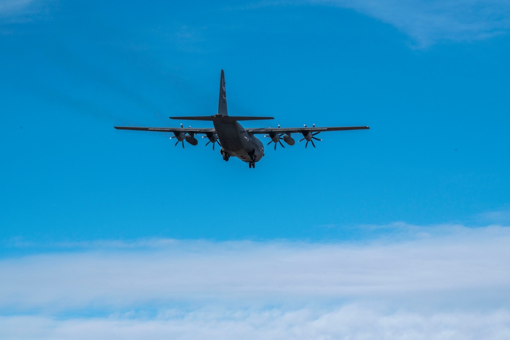 C-130 Hercules performs first-ever landing zone touch-and-go training at Grand Forks AFB