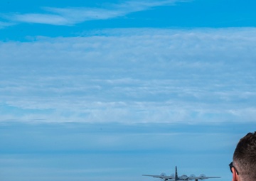 C-130 Hercules performs first-ever landing zone touch-and-go training at Grand Forks AFB