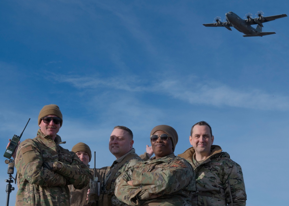 C-130 Hercules performs first-ever landing zone touch-and-go training at Grand Forks AFB