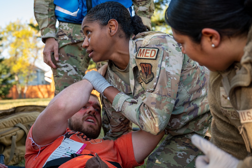 The 319th Reconnaissance Wing conducts Combat Readiness Exercise Agile Griffin