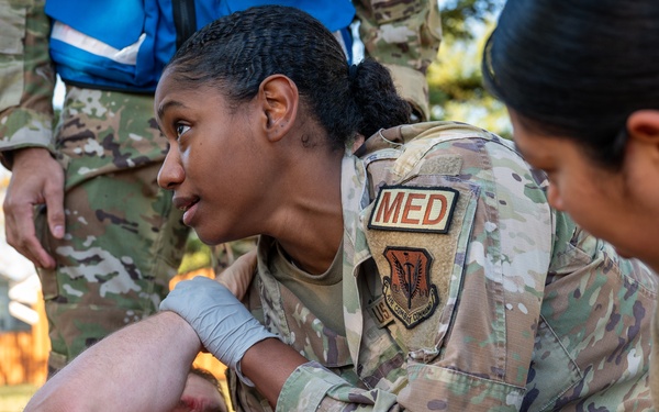The 319th Reconnaissance Wing conducts Combat Readiness Exercise Agile Griffin
