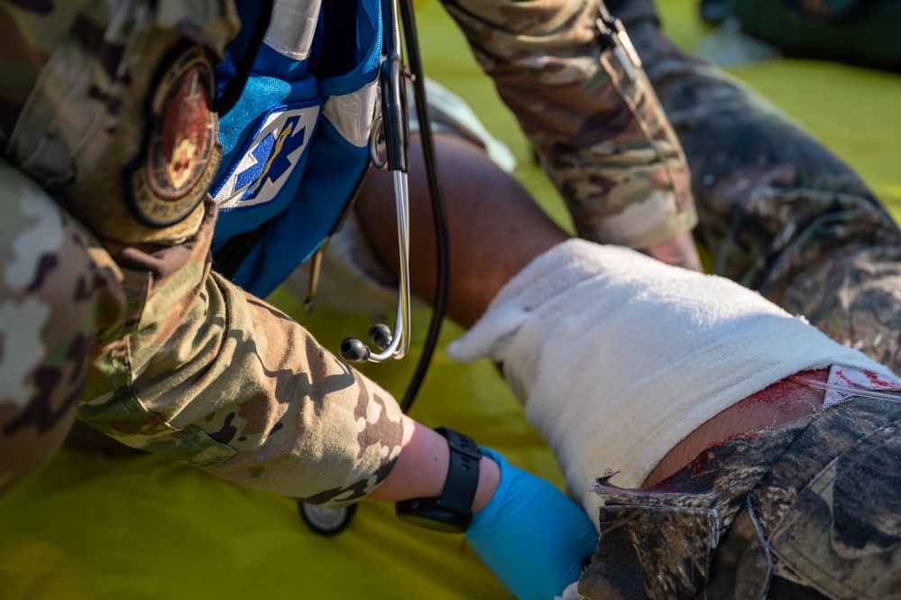 The 319th Reconnaissance Wing conducts Combat Readiness Exercise Agile Griffin