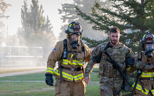 The 319th Reconnaissance Wing conducts Combat Readiness Exercise Agile Griffin