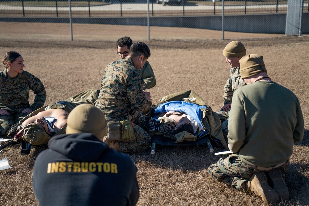 EOTG trains corpsmen in mass casualty treatment