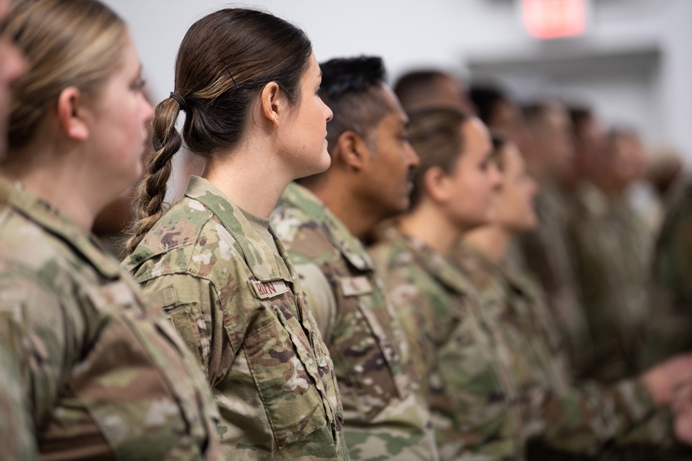 Maj. Sanchez assumes command of the 49th Aerial Port Squadron