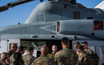 2nd Medical Battalion Examines Huey During Bold Quest