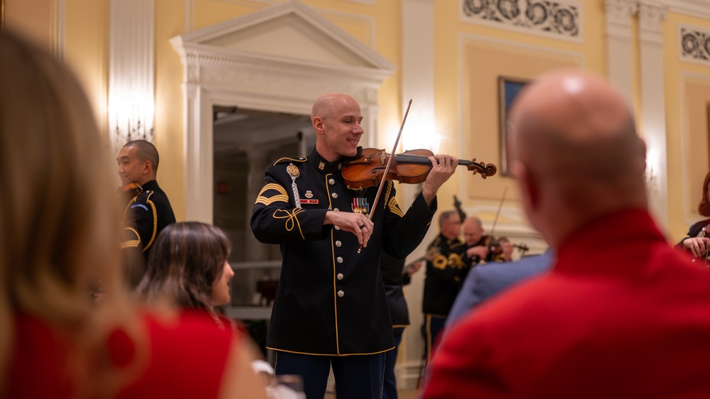 U.S. Army Military District of Washington hosts interagency partners at The U.S. Army Band &quot;Pershing’s Own&quot; holiday concert