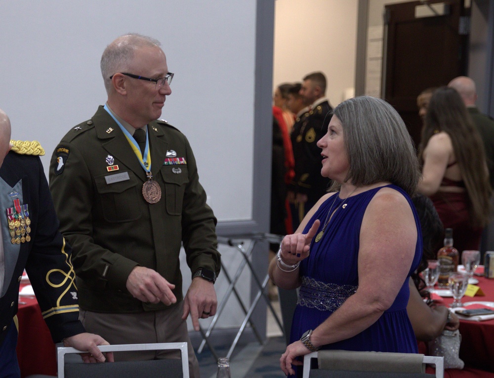 Families of the Fallen and Soldiers Share Special Bond during Illinois Army National Guard's St. Barbara's Day Ball