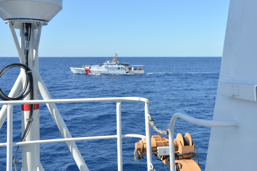 Coast Guard Cutters Alert, Margaret Norvell conduct migrant interdiction operations in the Florida Straits