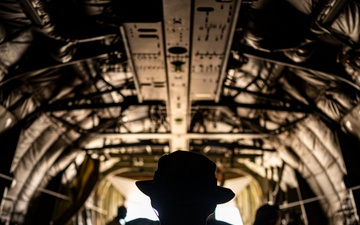 Heavy Equipment airdrop during Exercise Tuwaiq