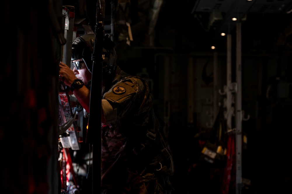 Heavy Equipment airdrop during Exercise TUWAIQ-4