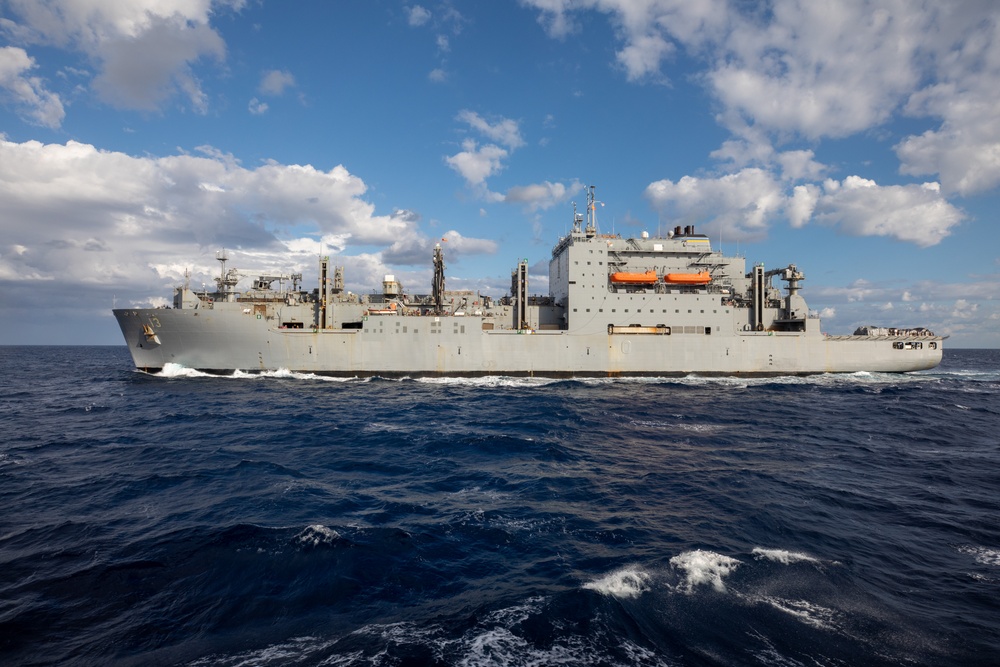 Replenishment-at-Sea Aboard the USS Cole