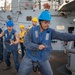 Replenishment-at-Sea Aboard the USS Cole