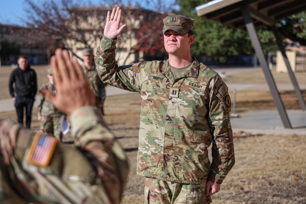 1st Lt. Chris Harper Promotion Ceremony