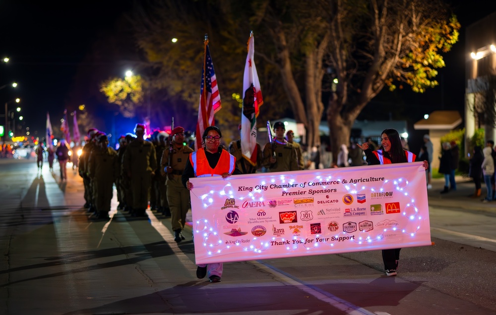 Fort Hunter Liggett Shines Bright at the 26th Annual King City Lighted Christmas Parade!