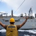 Replenishment-at-Sea Aboard the USS Cole