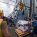 Replenishment-at-Sea Aboard the USS Cole