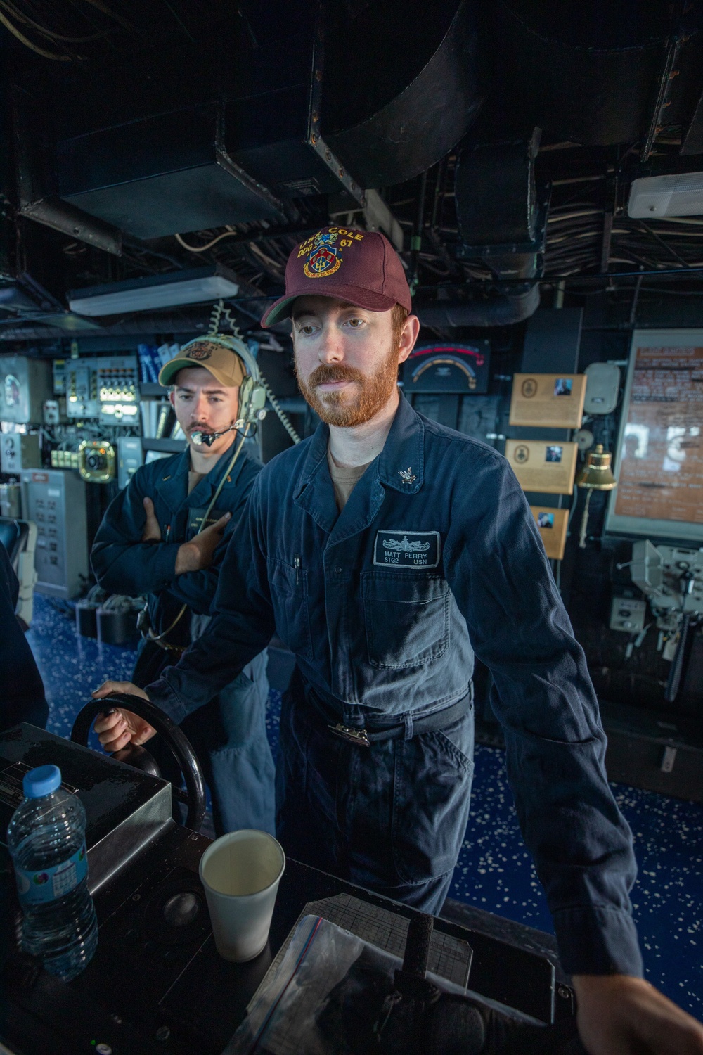 Replenishment-at-Sea Aboard the USS Cole