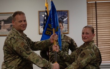 Changet assumes command of Niagara's 914th Force Support Squadron