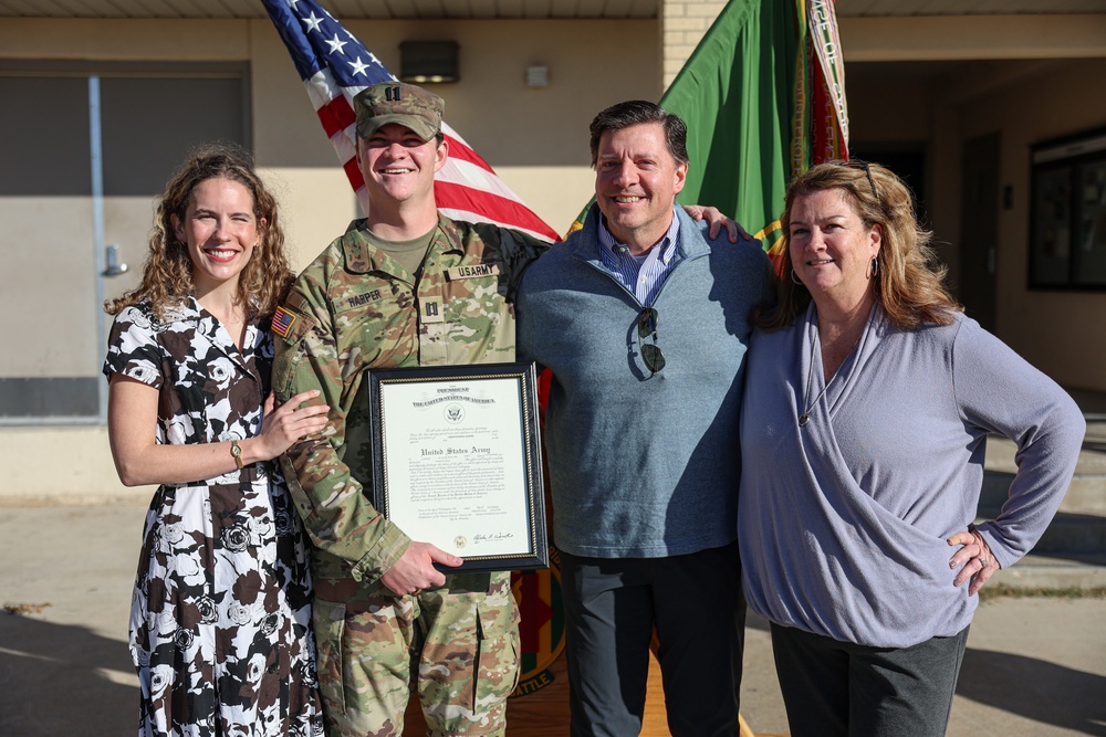 1st Lt. Chris Harper Promotion Ceremony