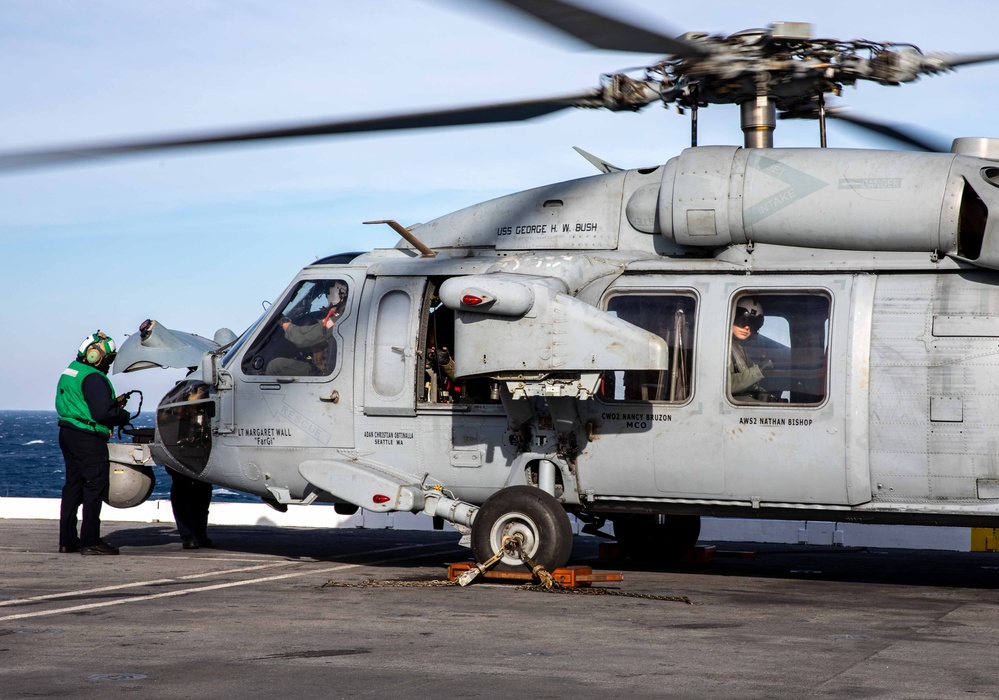 Daily Operations Aboard USS George H.W. Bush (CVN 77)