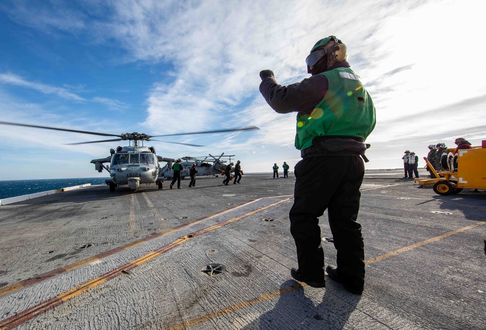 Daily Operations Aboard USS George H.W. Bush (CVN 77)