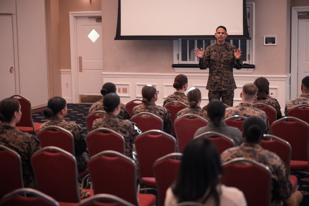 Sergeant Major of the Marine Corps visits Marine Corps Base Quantico for Single Parent Town Hall