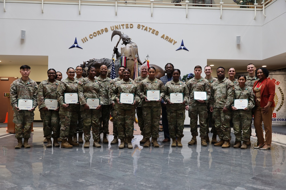 III Armored Corps Awardees