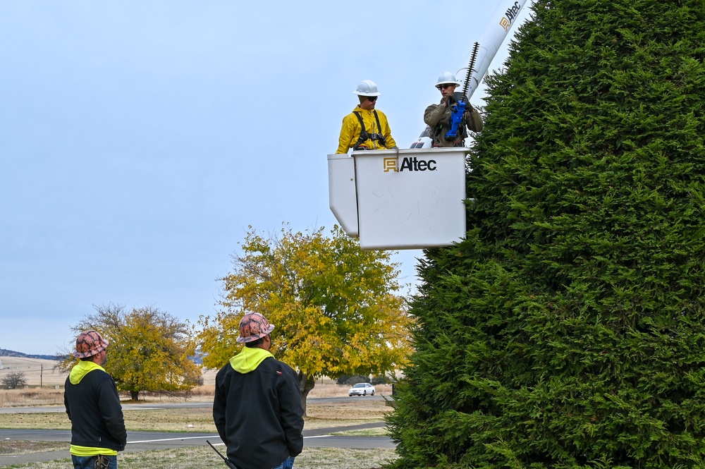 Team Beale continues winter tradition of trimming the holiday tree