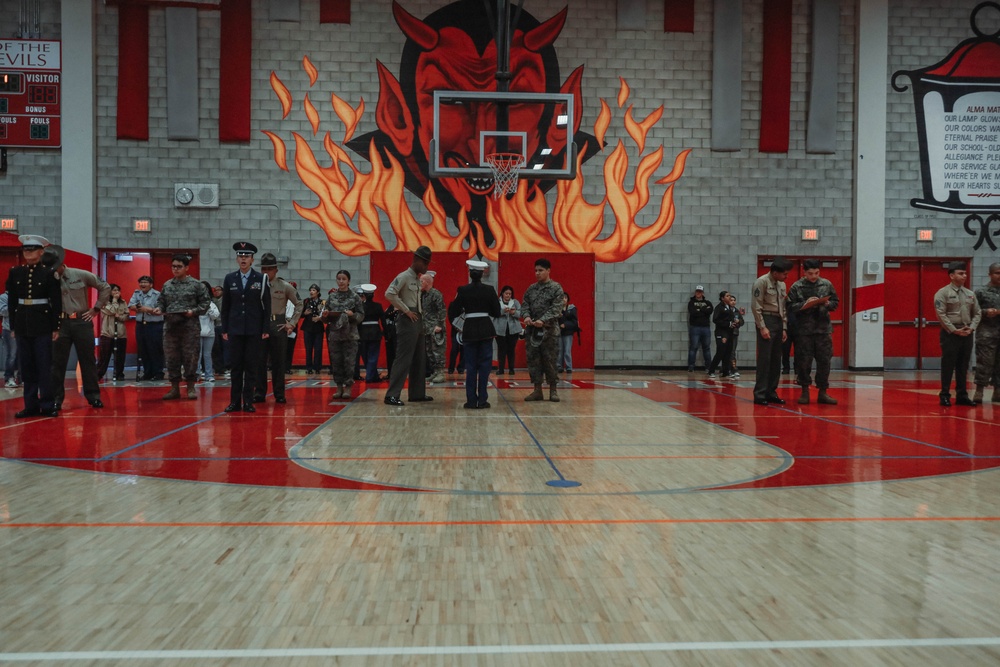 Sweetwater High School Hosts JROTC Drill Competition