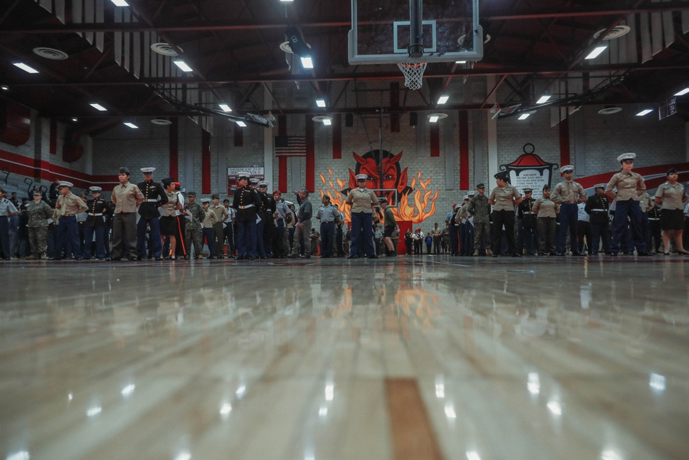 Sweetwater High School Hosts JROTC Drill Competition