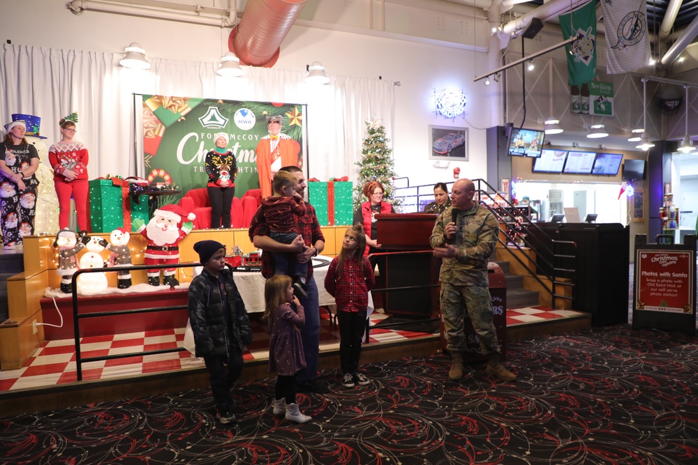 Fort McCoy community participates in 2024 Tree Lighting Ceremony