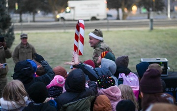 Team Fairchild hosted a tree lighting ceremony