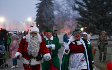 Team Fairchild hosted a tree lighting ceremony