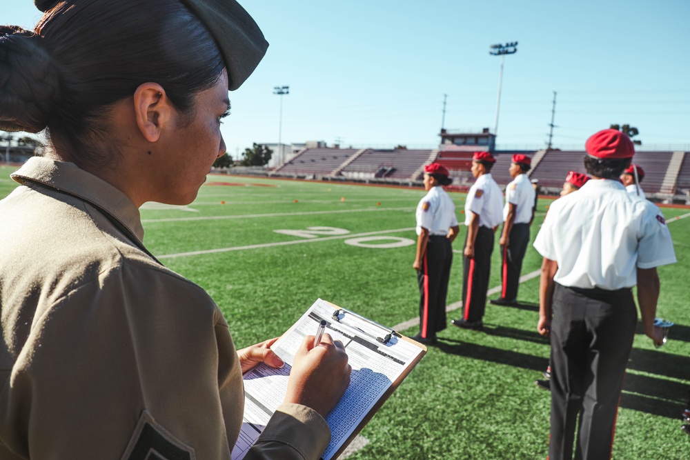 Sweetwater High School Hosts JROTC Drill Competition