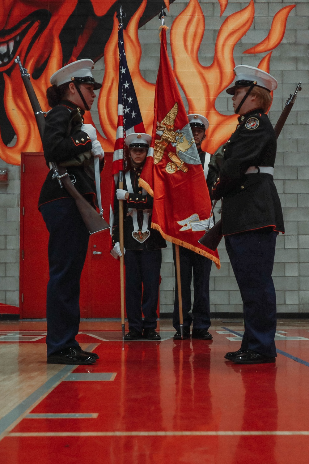 Sweetwater High School Hosts JROTC Drill Competition