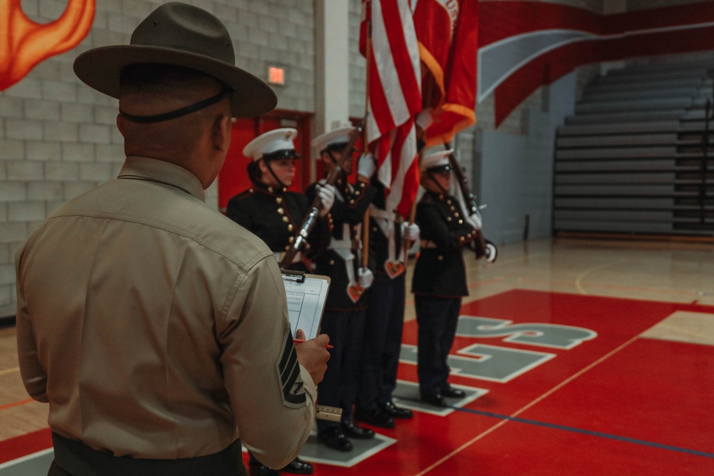 Sweetwater High School Hosts JROTC Drill Competition