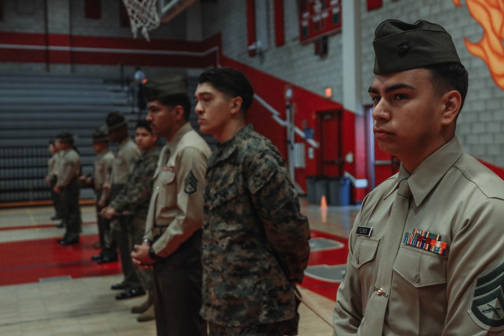 Sweetwater High School Hosts JROTC Drill Competition