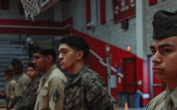 Sweetwater High School Hosts JROTC Drill Competition