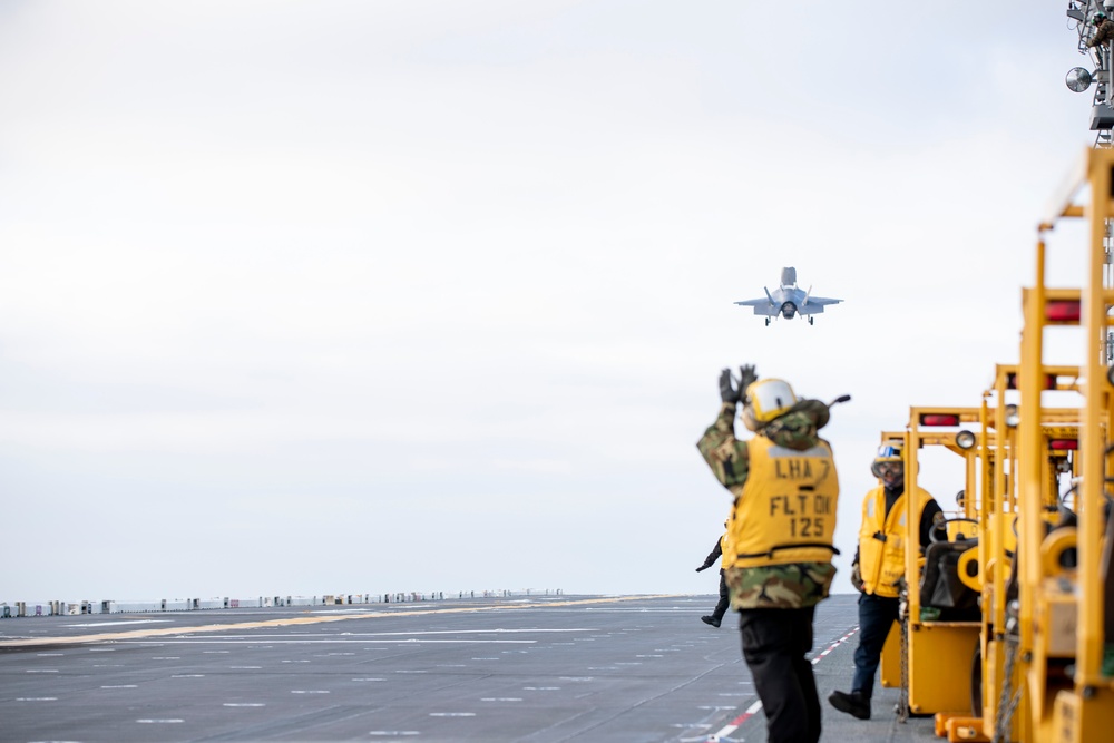 U.S. Sailors and Marines Perform Flight Operations During Steel Knight 24