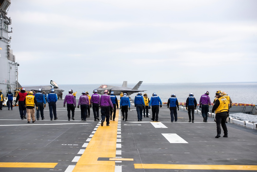 U.S. Sailors and Marines Perform Flight Operations During Steel Knight 24