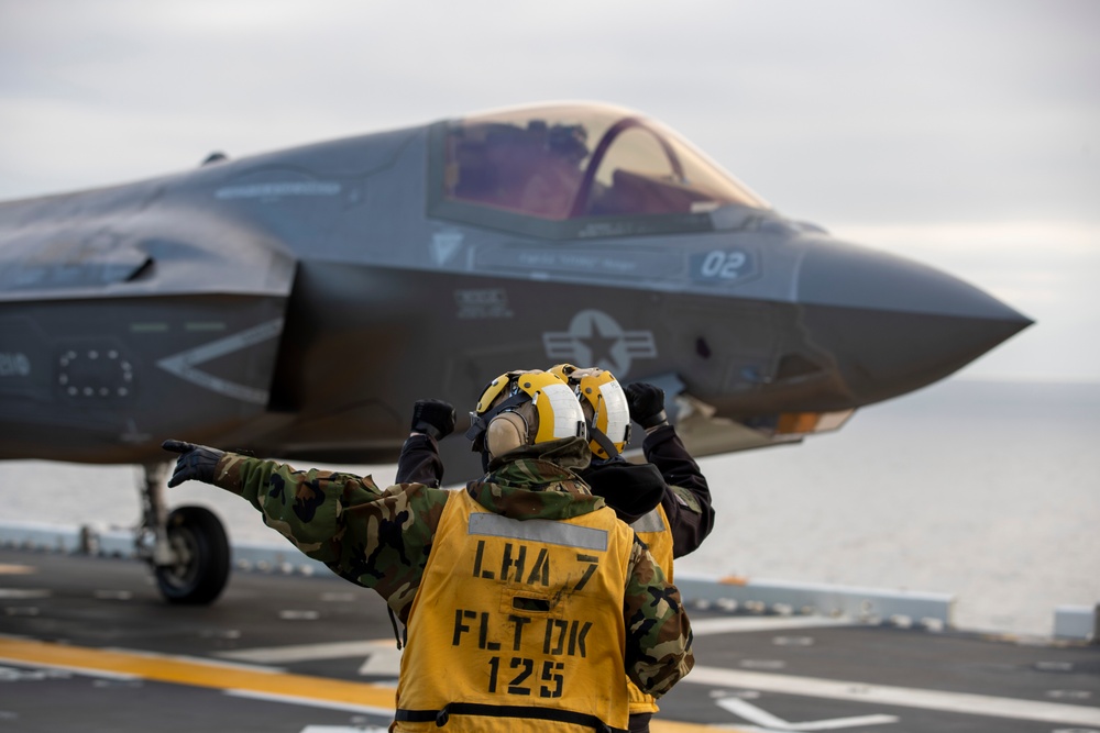 U.S. Sailors and Marines Perform Flight Operations During Steel Knight 24