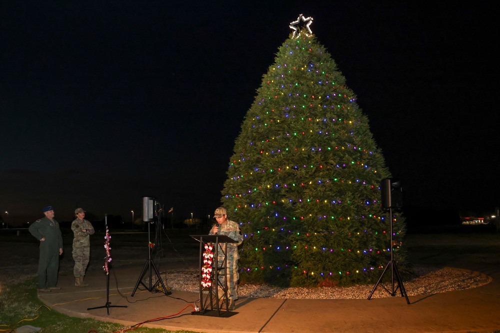 Team Beale continues winter tradition of trimming the holiday tree