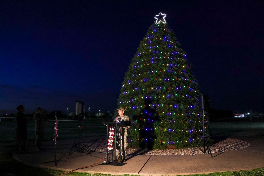 Team Beale continues winter tradition of trimming the holiday tree