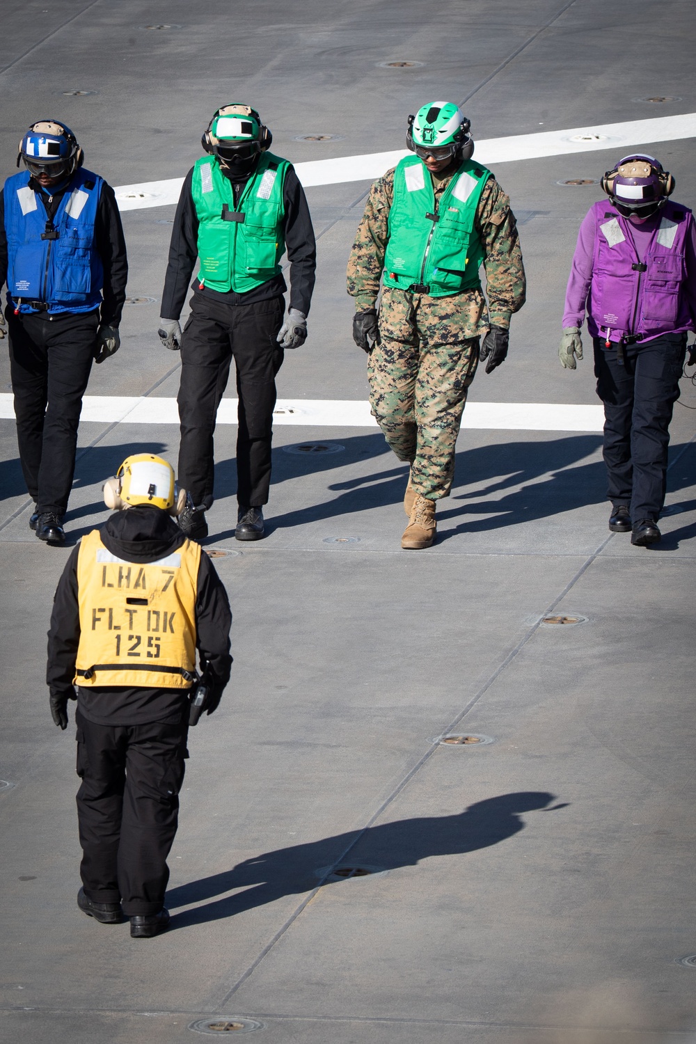 U.S. Sailors and Marines Perform Flight Operations During Steel Knight