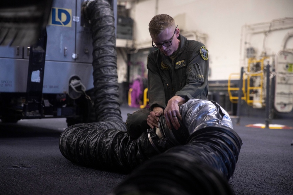 U.S. Sailors and Marines Perform Flight Operations During Steel Knight