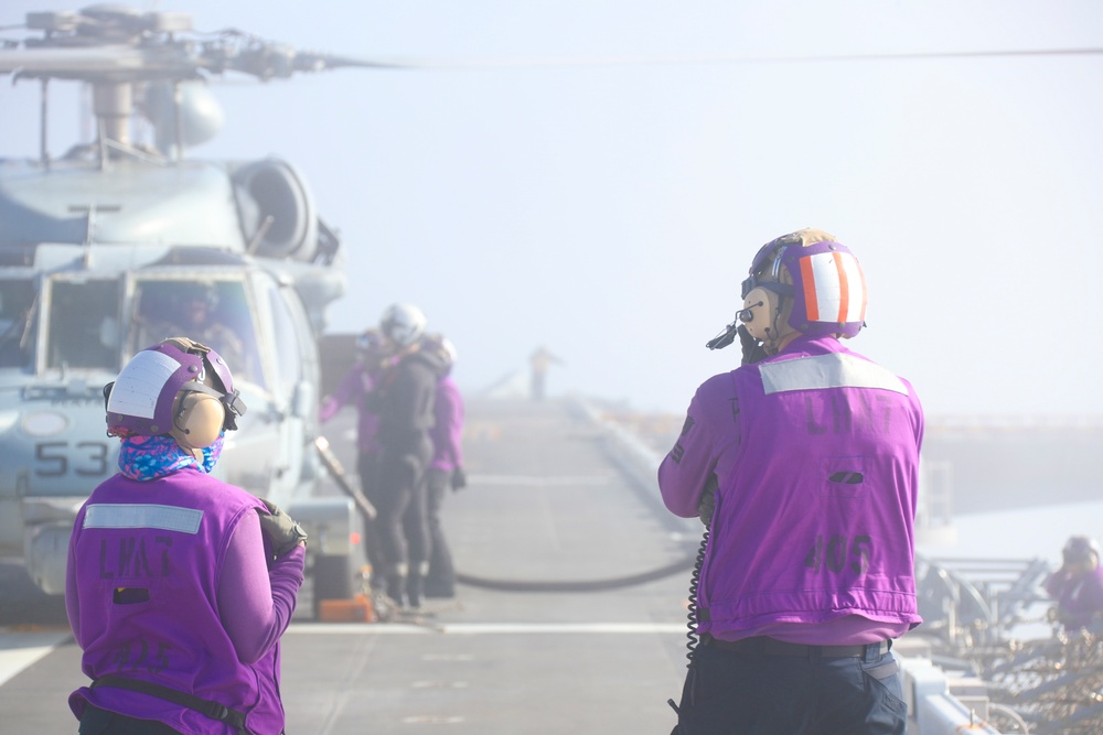 U.S. Sailors and Marines Perform Flight Operations During Steel Knight 24