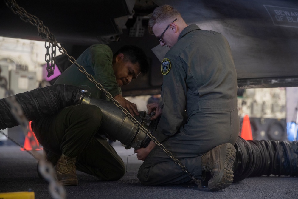 U.S. Sailors and Marines Perform Flight Operations During Steel Knight