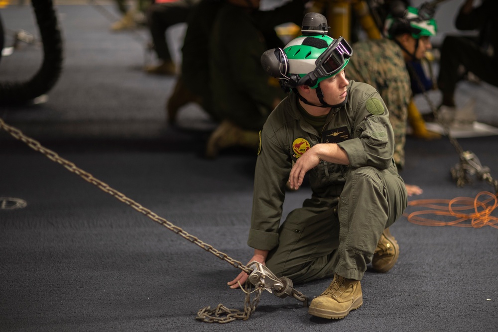 U.S. Sailors and Marines Conduct Maintenance During Steel Knight 24